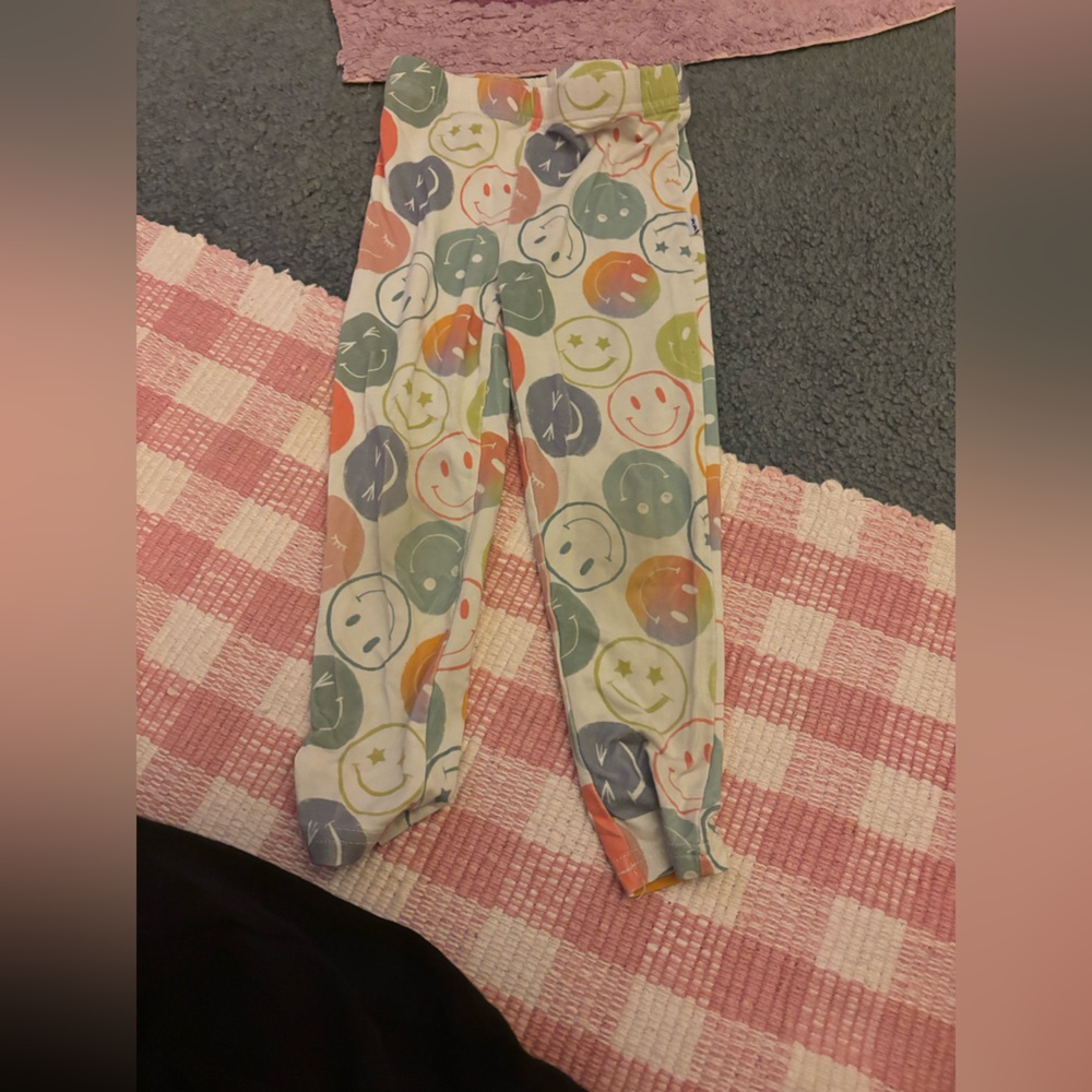 Colorful Smiley Face Leggings